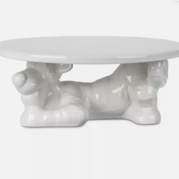 Disney Store Ceramic White Tigger Figural Cake Stand Plate - NEW Winnie the Pooh - Picture 2 of 8